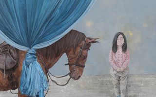 蓝色帷幔/蒋雨>
