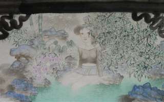 沂蒙画派创始人刘阳人物画/专业艺术>