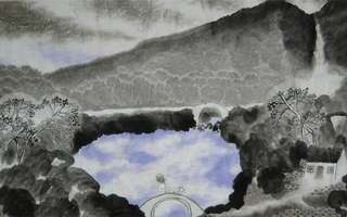 沂蒙画派创始人刘阳沂蒙山水画/专业艺术>