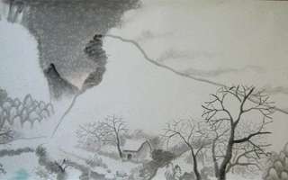 沂蒙画派创始人刘阳沂蒙山水画/专业艺术>