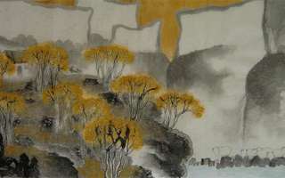 沂蒙画派创始人刘阳沂蒙山水画/专业艺术>