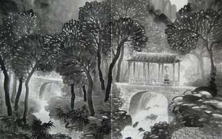刘阳江南山水画/专业艺术>
